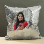 Silver Square  Shape Magic pillow